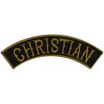 Hot Leathers Christian 4″ X 1″ Top Rocker Patch PPM4124
