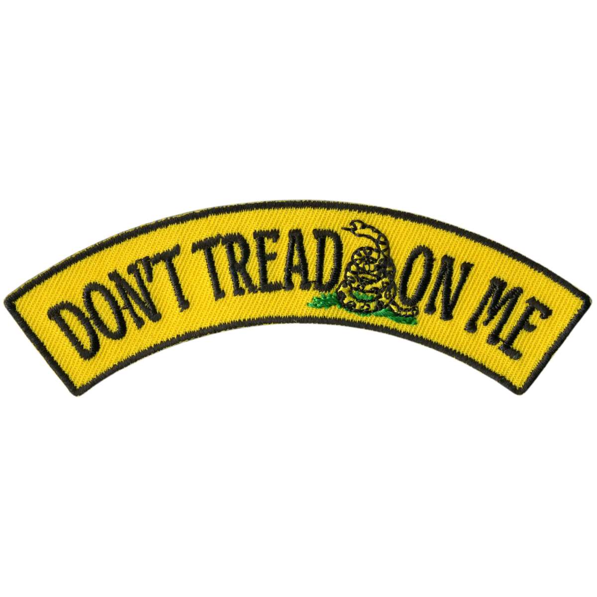 Hot Leathers Don’t Tread On Me 4″ X 1″ Top Rocker Patch PPM4128