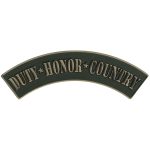 Hot Leathers Duty Honor Country 12″ X 3″ Top Rocker Patch PPM4129