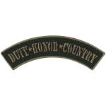 Hot Leathers Duty Honor Country 4″ X 1″ Top Rocker Patch PPM4130