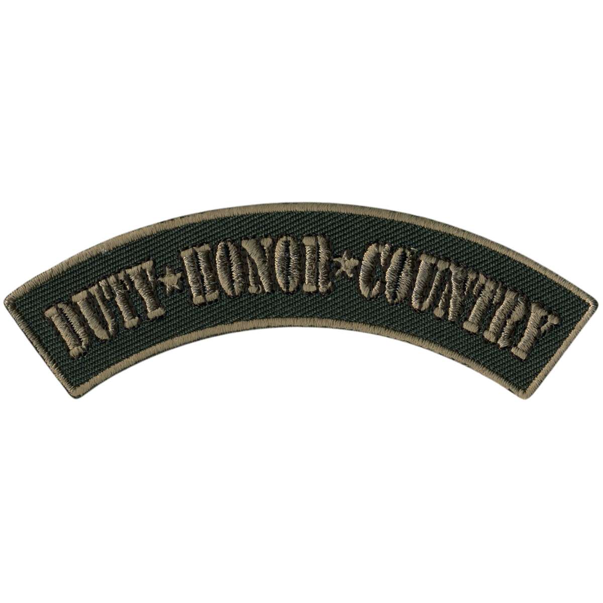 Hot Leathers Duty Honor Country 4″ X 1″ Top Rocker Patch PPM4130