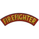 Hot Leathers Firefighter 12″ X 3″ Top Rocker Patch PPM4131
