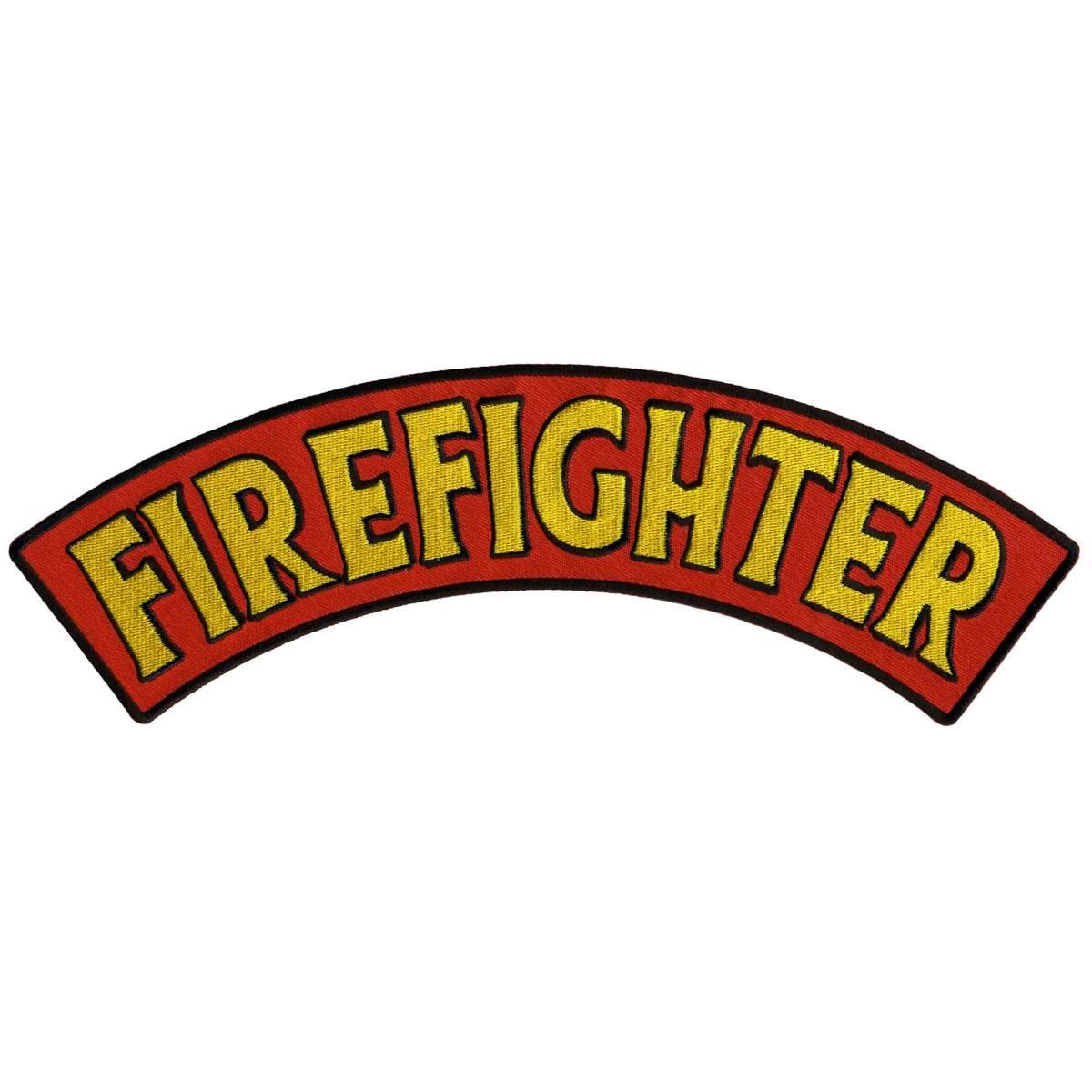 Hot Leathers Firefighter 12″ X 3″ Top Rocker Patch PPM4131