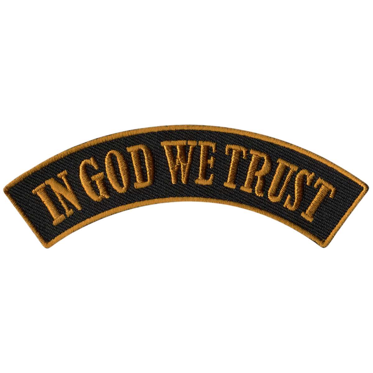 Hot Leathers In God We Trust 4″ X 1″ Top Rocker Patch PPM4136