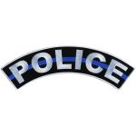 Hot Leathers Police 12″ X 3″ Top Rocker Patch PPM4147