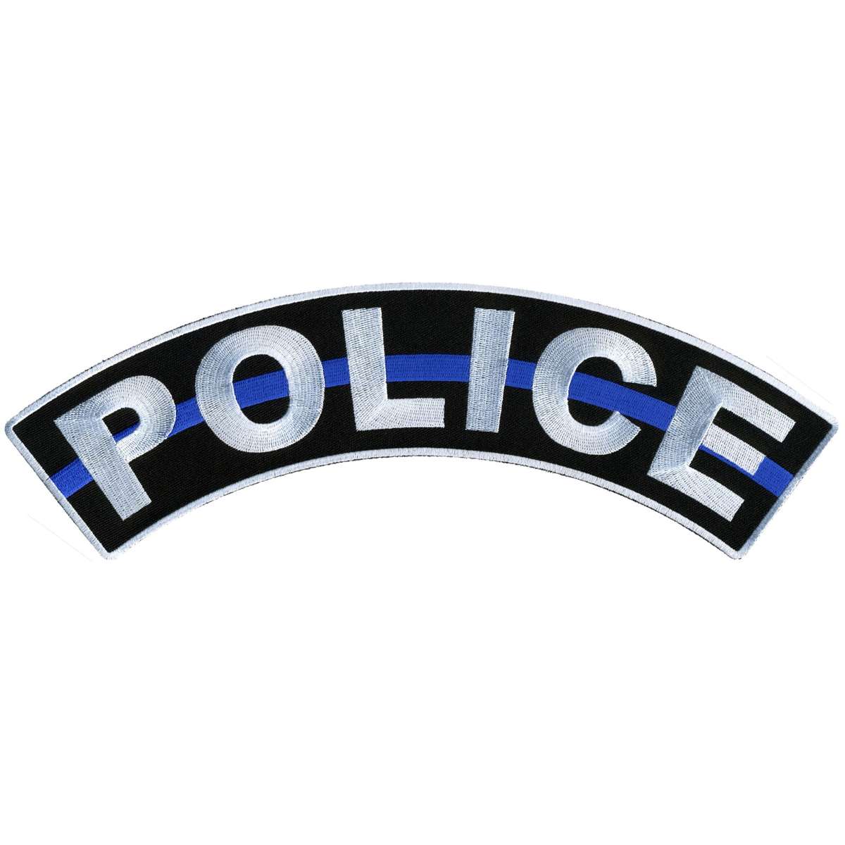 Hot Leathers Police 12″ X 3″ Top Rocker Patch PPM4147