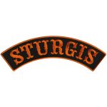 Hot Leathers PPM4155 Sturgis 12″ X 3″ Top Rocker Patch
