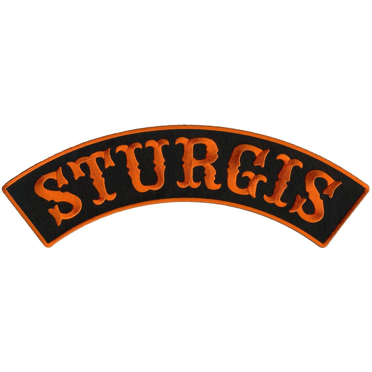 Hot Leathers PPM4155 Sturgis 12″ X 3″ Top Rocker Patch