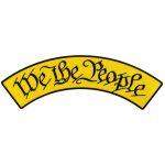 Hot Leathers We The People 12″ X 3″ Top Rocker Patch PPM4165