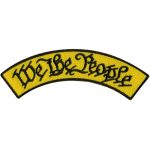 Hot Leathers We The People 4″ X 1″ Top Rocker Patch PPM4166