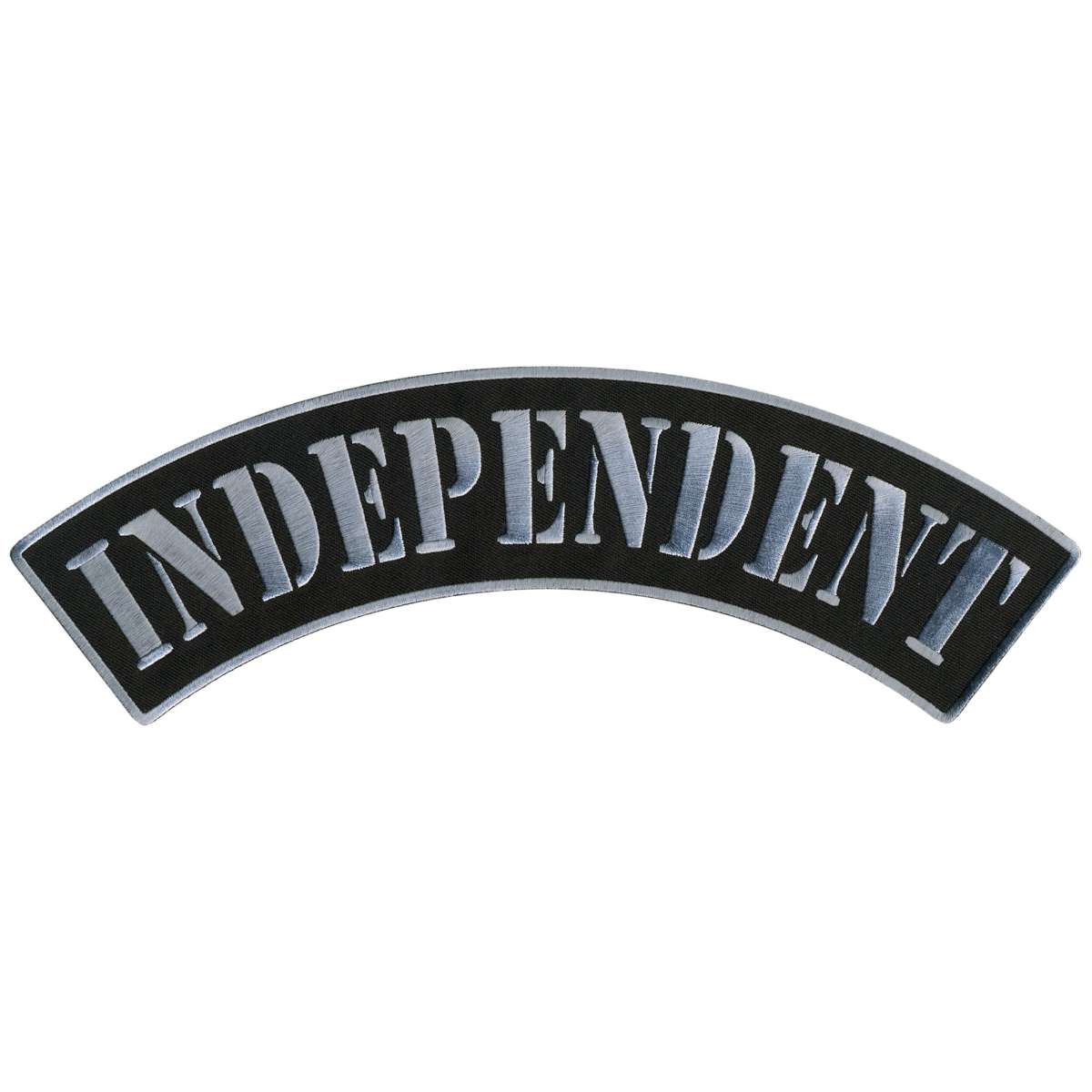 Hot Leathers Independent 12″ X 3″ Top Rocker Patch PPM4169