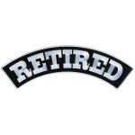 Hot Leathers Retired 12″ X 3″ Top Rocker Patch PPM4175