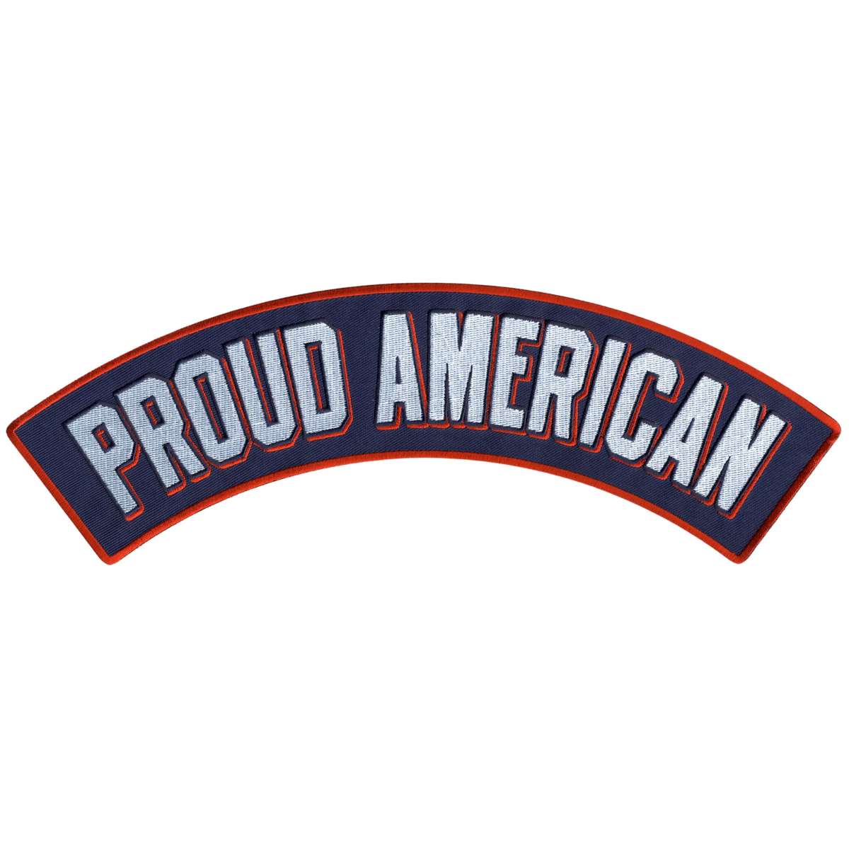 Hot Leathers Proud American 12″ X 3″ Top Rocker Patch PPM4179