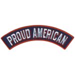 Hot Leathers Proud American 4″ X 1″ Top Rocker Patch PPM4180