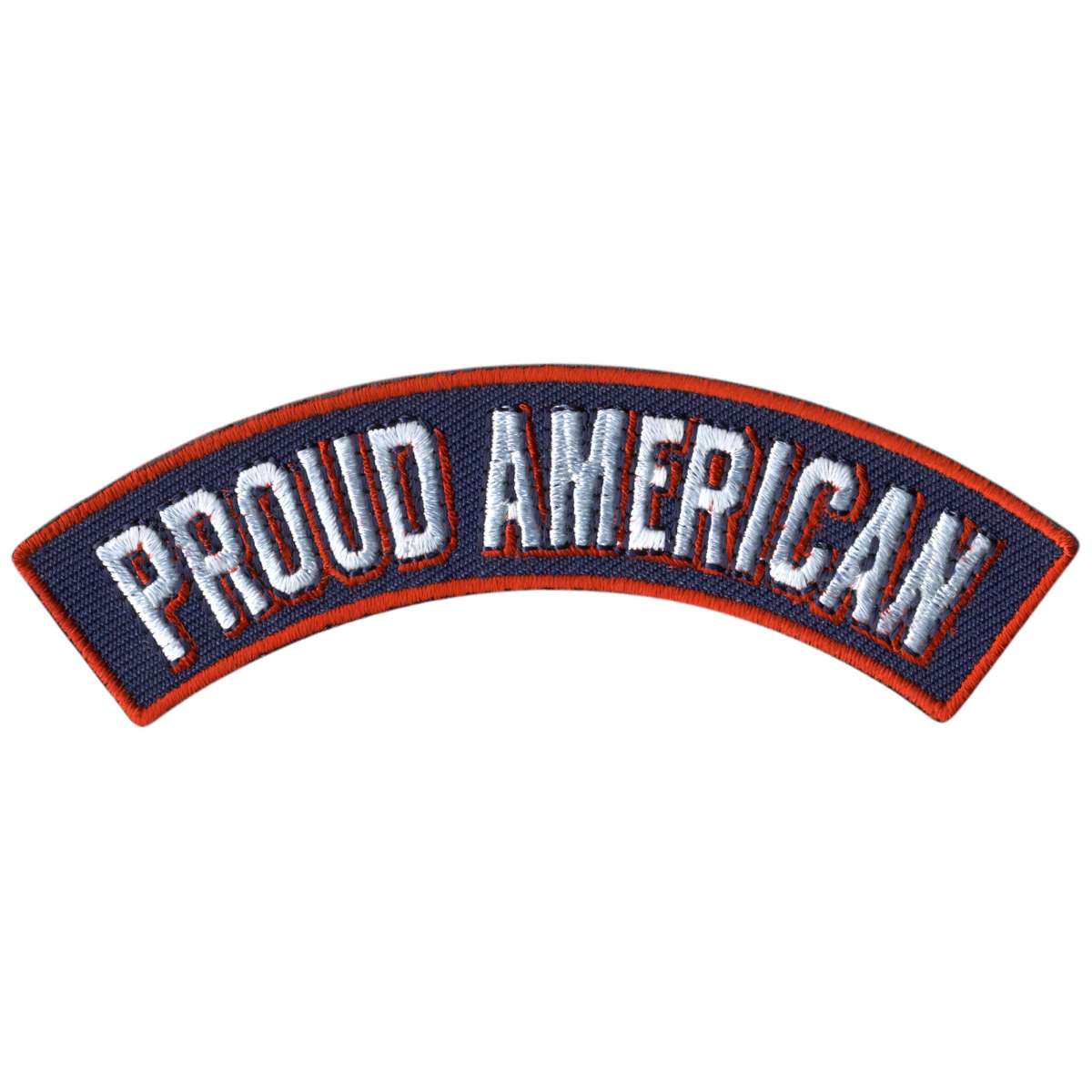 Hot Leathers Proud American 4″ X 1″ Top Rocker Patch PPM4180