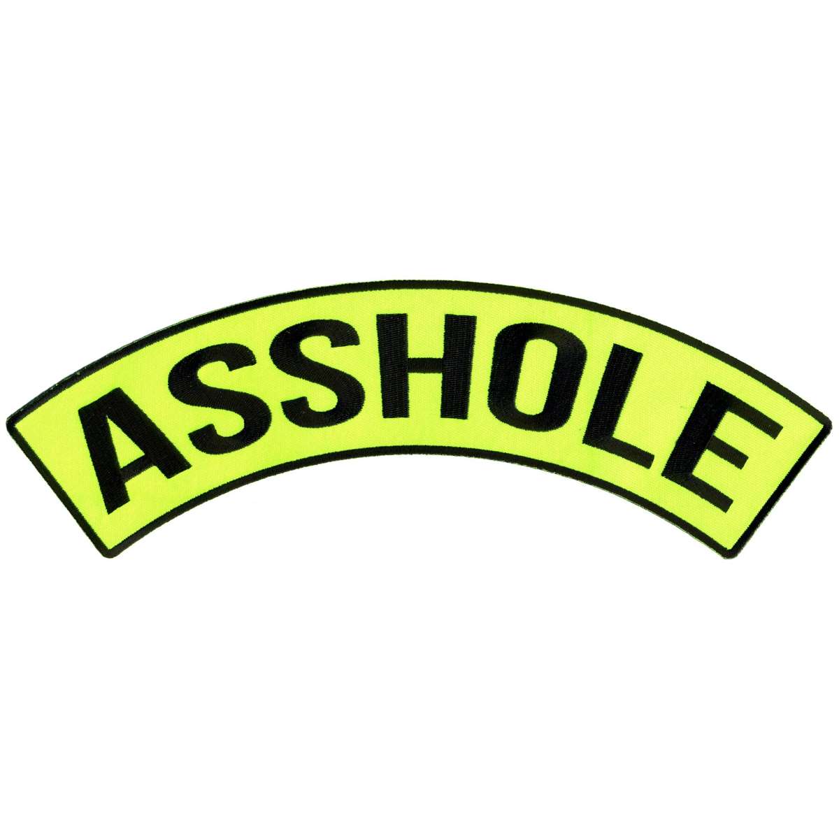 Hot Leathers Asshole 12″ X 3″ Top Rocker Patch PPM4181