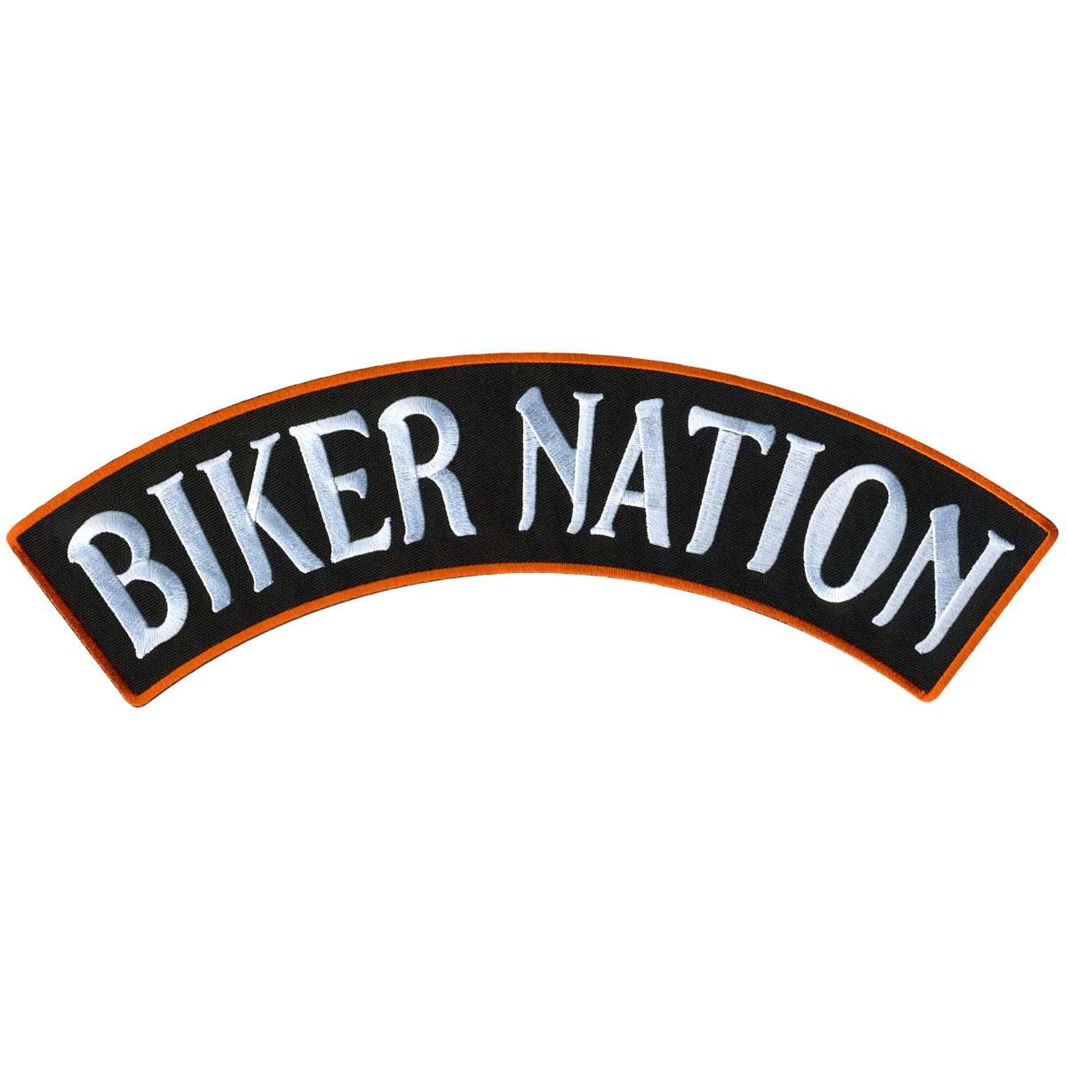 Hot Leathers Biker Nation 12″ X 3″ Top Rocker Patch PPM4183