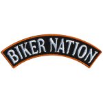 Hot Leathers Biker Nation 4″ X 1″ Top Rocker Patch PPM4184