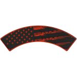 Hot Leathers Bullet Flag 12″ X 3″ Top Rocker Patch PPM4187