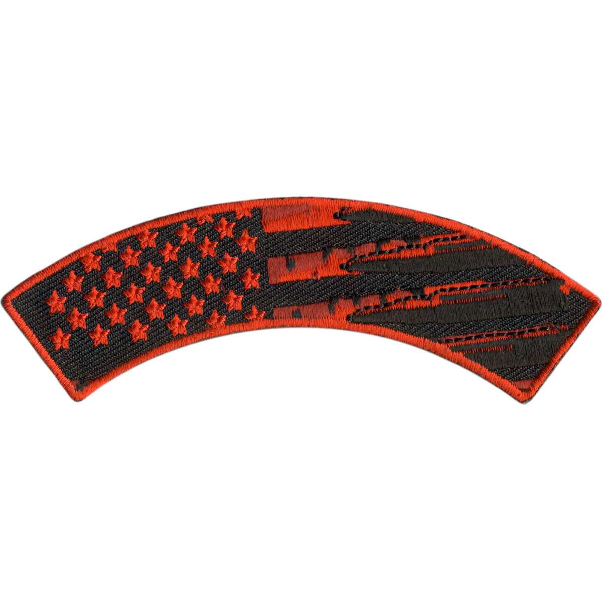 Hot Leathers Flag Bullets 4″ X 1″ Top Rocker Patch PPM4188
