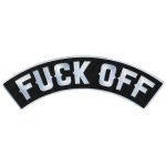 Hot Leathers Fuck Off 12″ X 3″ Top Rocker Patch PPM4193
