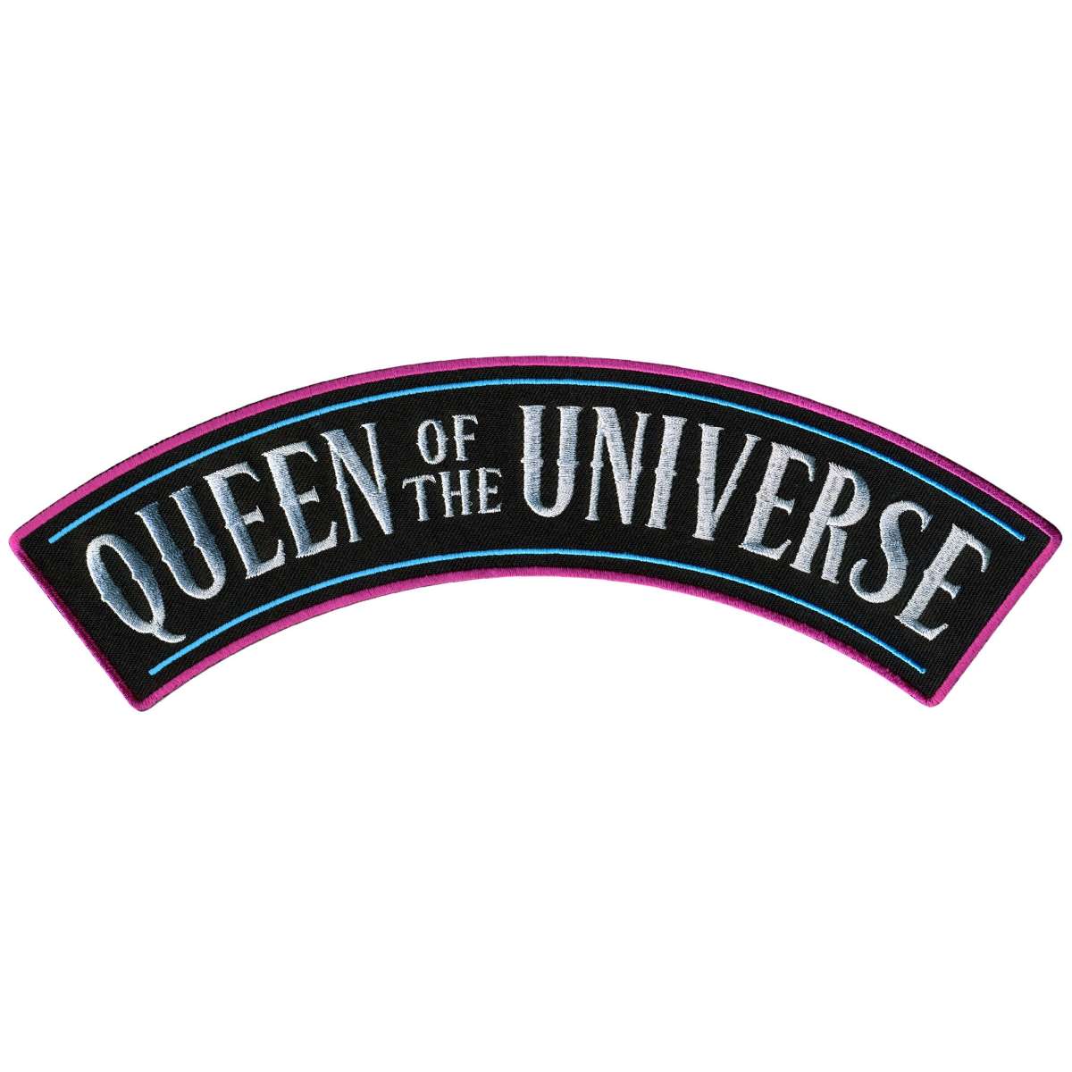 Hot Leathers Queen Of The Universe 10″ X 2″ Top Rocker Patch PPM4201