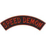 Hot Leathers Speed Demon 12″ X 3″ Top Rocker Patch PPM4207