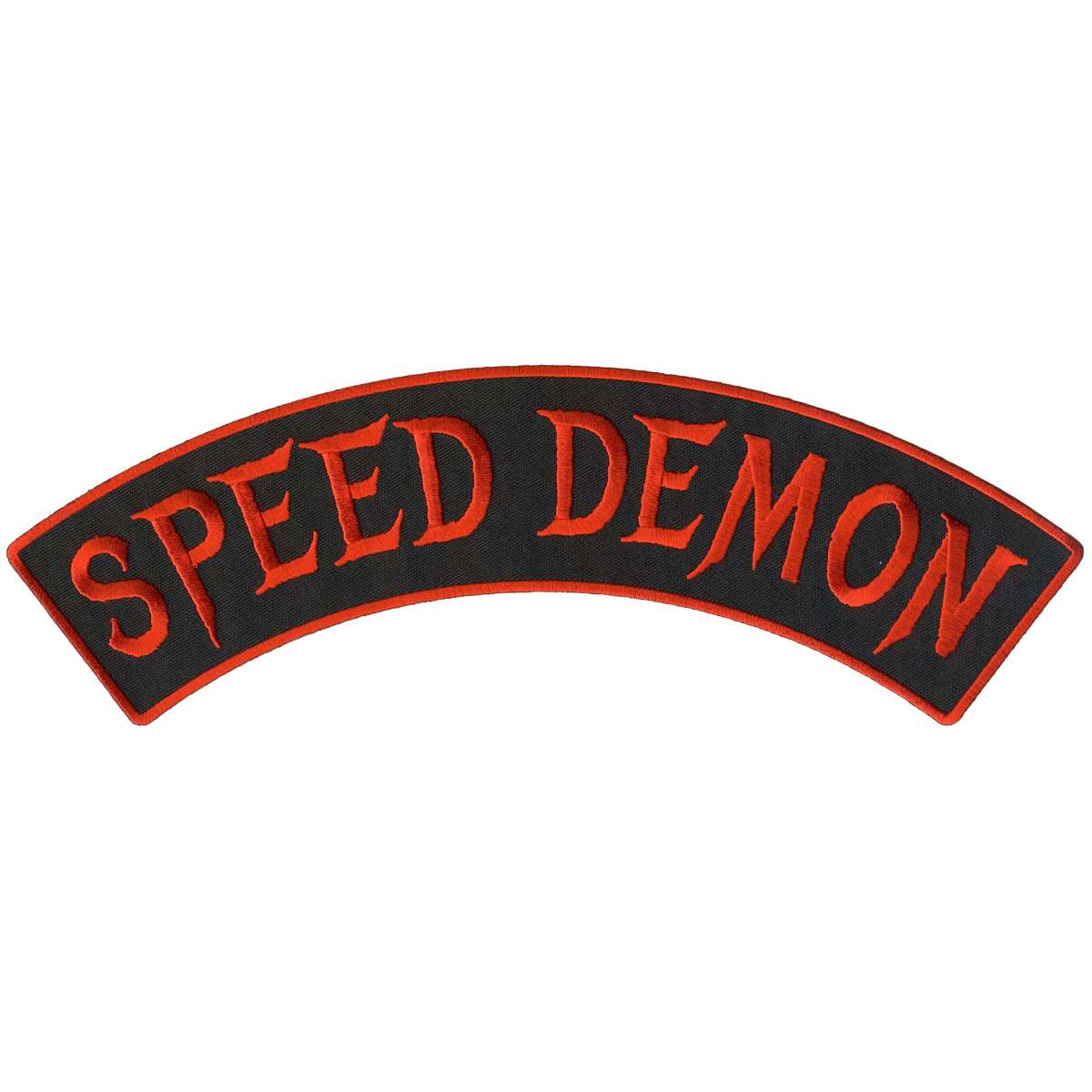 Hot Leathers Speed Demon 12″ X 3″ Top Rocker Patch PPM4207