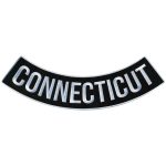 Hot Leathers Connecticut 12″ X 3″ Bottom Rocker Patch PPM5013