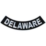 Hot Leathers Deleware 12″ X 3″ Bottom Rocker Patch PPM5015