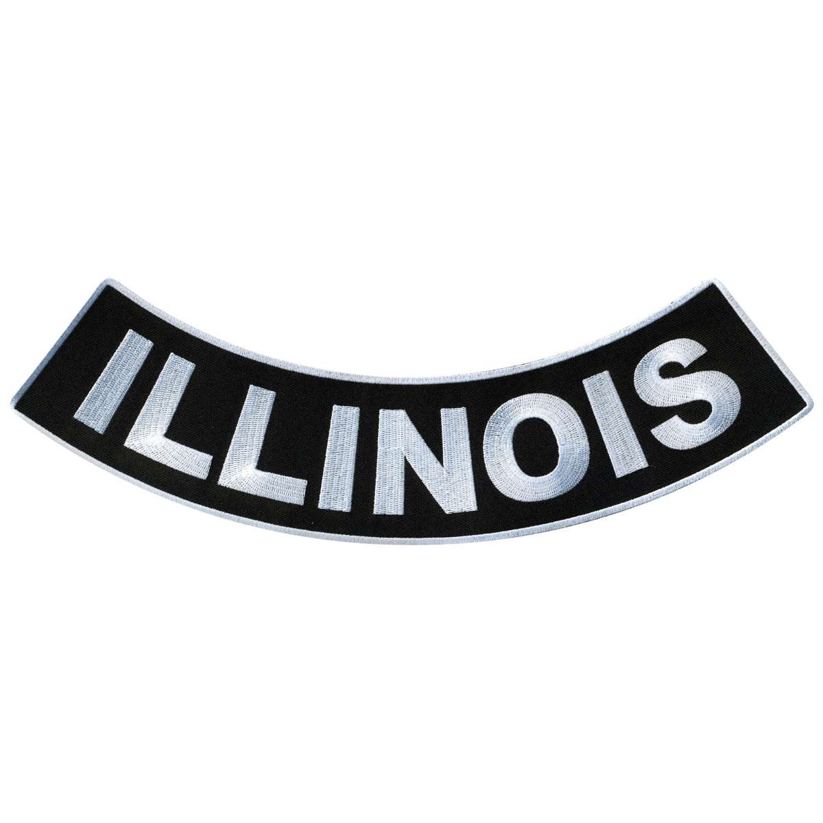 Hot Leathers Illinois 12″ X 3″ Bottom Rocker Patch PPM5025