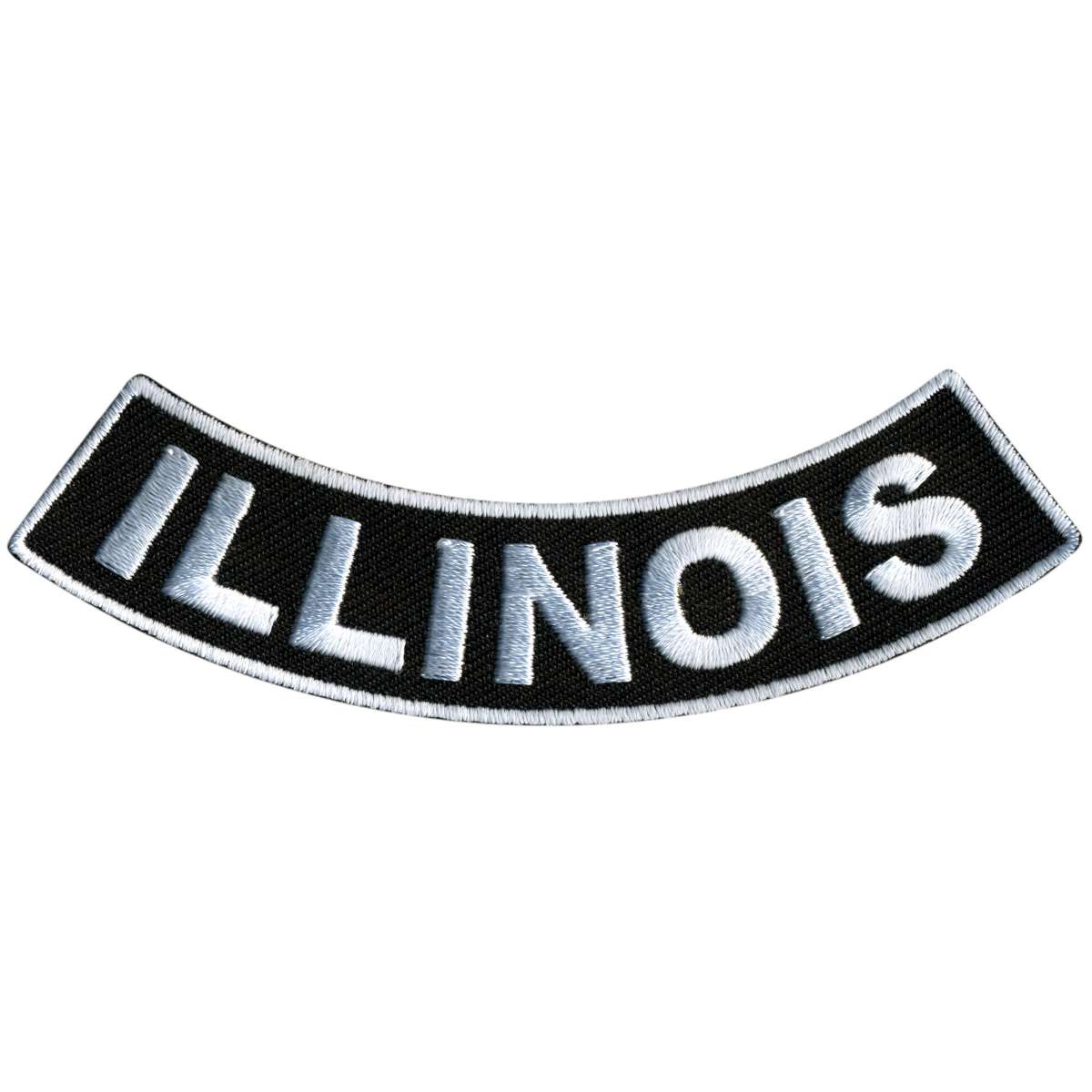 Hot Leathers Illinois 4″ X 1″ Bottom Rocker Patch PPM5026