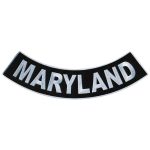 Hot Leathers Maryland 12″ X 3″ Bottom Rocker Patch PPM5039