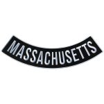 Hot Leathers Massachusetts 12″ X 3″ Bottom Rocker Patch PPM5041