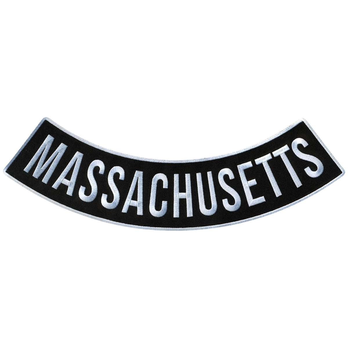 Hot Leathers Massachusetts 12″ X 3″ Bottom Rocker Patch PPM5041