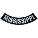 Hot Leathers Mississippi 12″ X 3″ Bottom Rocker Patch PPM5047