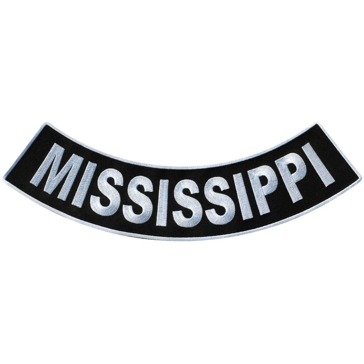Hot Leathers Mississippi 12″ X 3″ Bottom Rocker Patch PPM5047