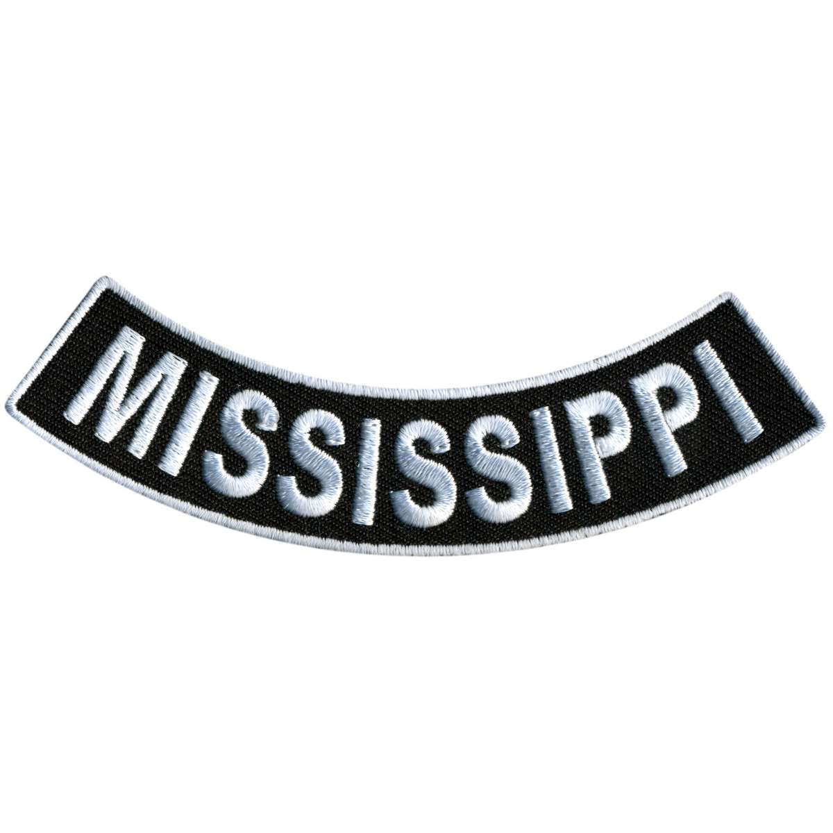 Hot Leathers Mississippi 4″ X 1″ Bottom Rocker Patch PPM5048