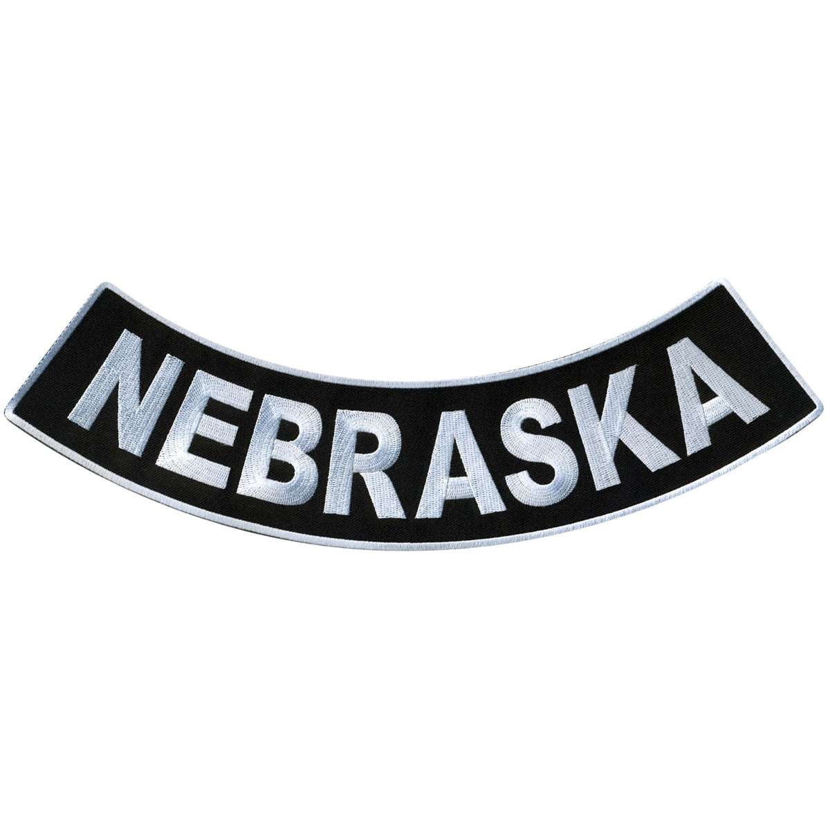 Hot Leathers Nebraska 12″ X 3″ Bottom Rocker Patch PPM5053