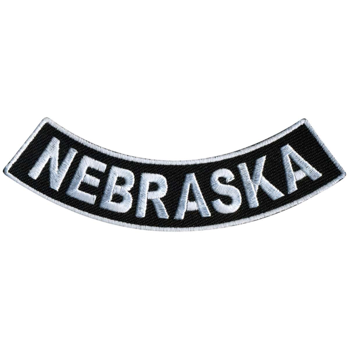 Hot Leathers Nebraska 4″ X 1″ Bottom Rocker Patch PPM5054
