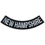 Hot Leathers New Hampshire 12″ X 3″ Bottom Rocker Patch PPM5057