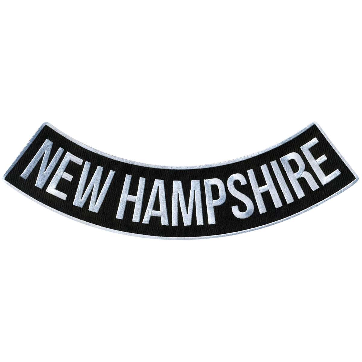 Hot Leathers New Hampshire 12″ X 3″ Bottom Rocker Patch PPM5057