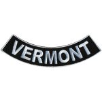 Hot Leathers Vermont 4″ X 1″ Bottom Rocker Patch PPM5090
