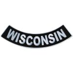 Hot Leathers Wisconsin 12″ X 3″ Bottom Rocker Patch PPM5097