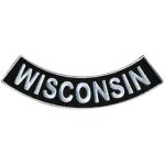 Hot Leathers Wisconsin 4″ X 1″ Bottom Rocker Patch PPM5098