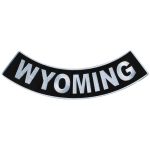 Hot Leathers Wyoming 12″ X 3″ Bottom Rocker Patch PPM5099