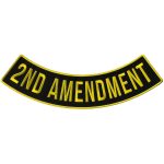 Hot Leathers 2nd Amendment 12″ X 3″ Bottom Rocker Patch PPM5101