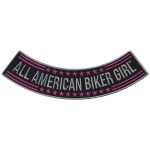 Hot Leathers All American Biker Girl 10″ X 2″ Bottom Rocker Patch PPM5103