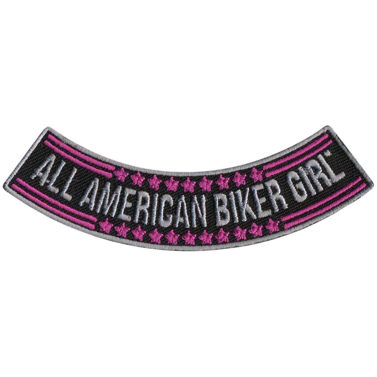 Hot Leathers All American Biker Girl 4″ X 1″ Bottom Rocker Patch PPM5104