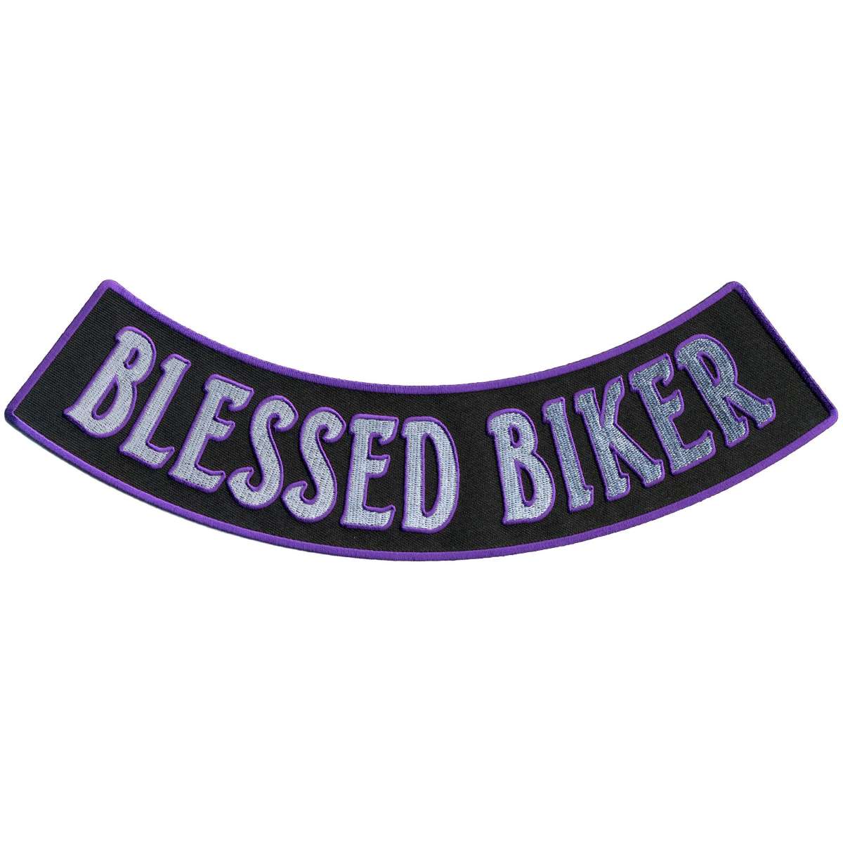 Hot Leathers Blessed Biker 12″ X 3″ Bottom Rocker Patch PPM5113